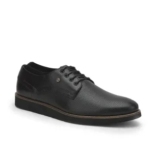 Healers Formal Lacing Shoes For Men (Black) RML-04 By Liberty