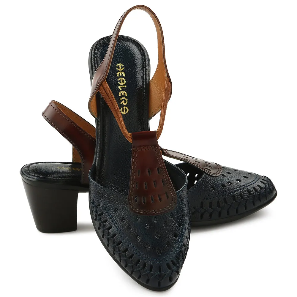 Healers Navy Blue Sandal For Women TLO-41 By Liberty