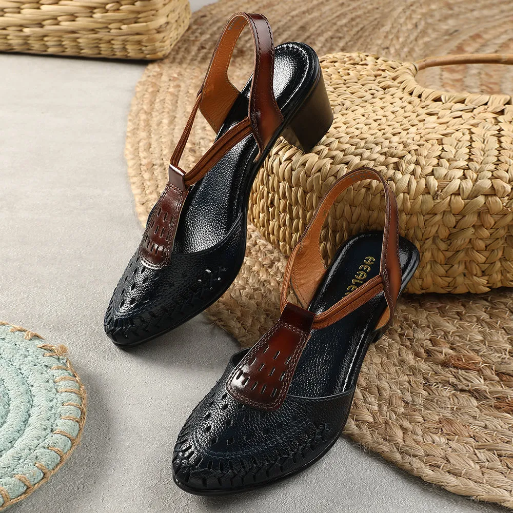 Healers Navy Blue Sandal For Women TLO-41 By Liberty