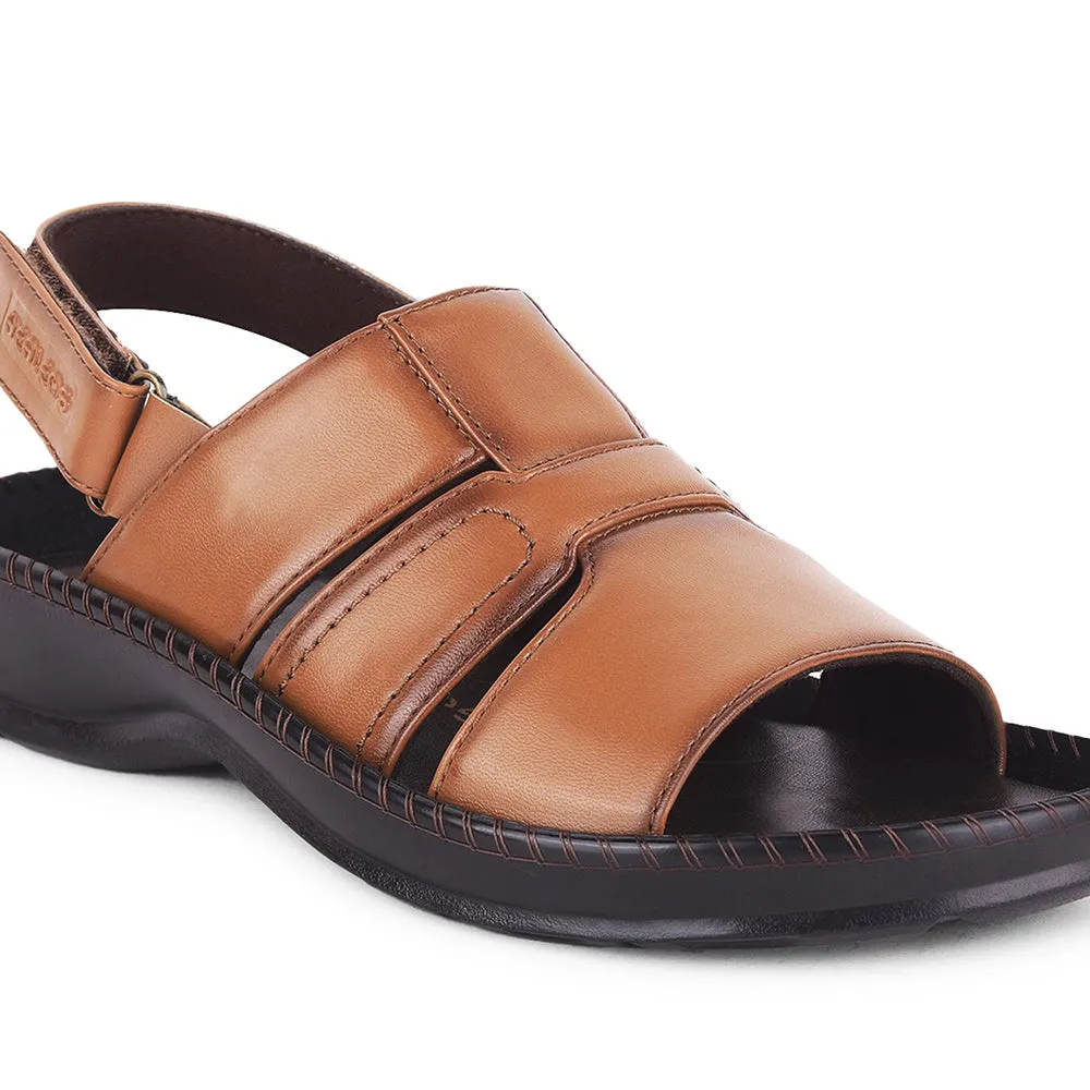 Healers Tan Casual Sandal For Men STARC-1E By Liberty