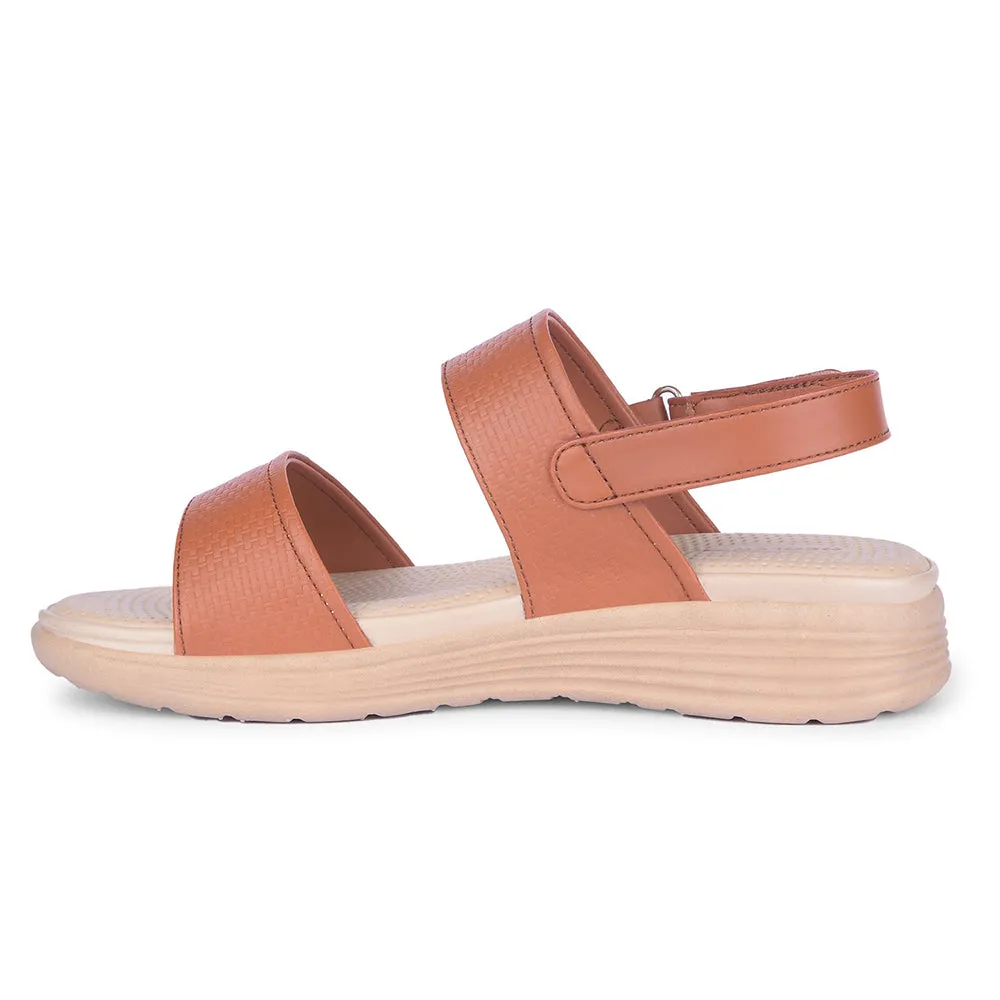 Healers Tan Casual Sandal For Women SOFIA-2E By Liberty