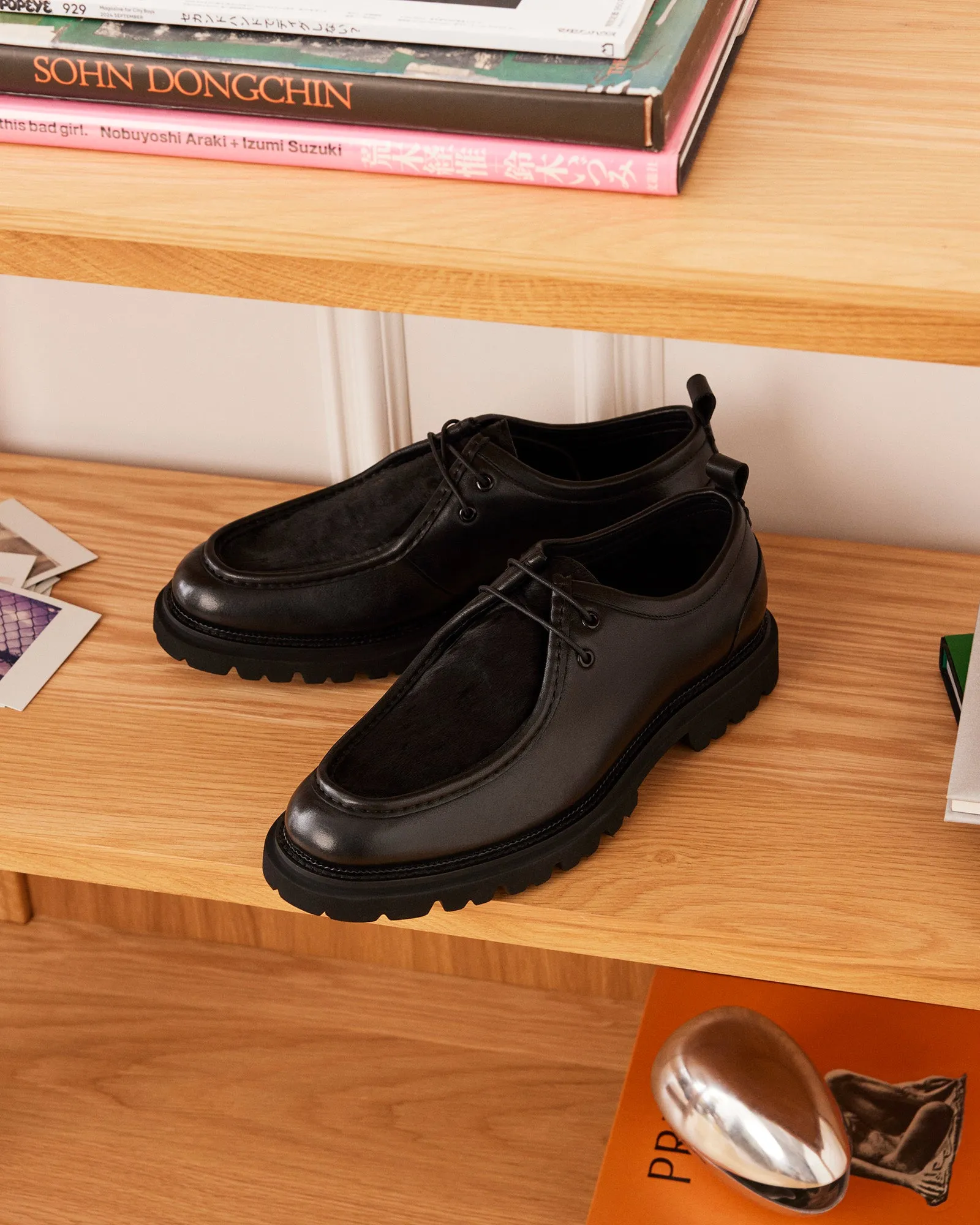 HULVER BLACK LEATHER