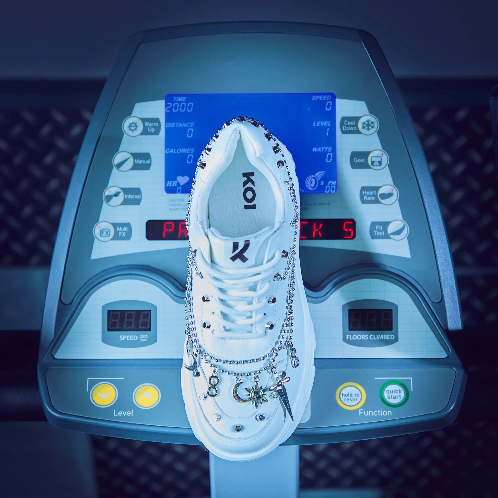 Jinx White Mystic Charm Trainers