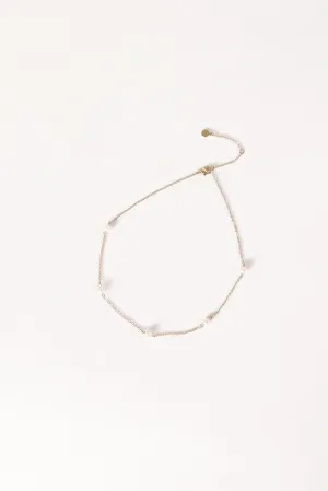 Kealy Pearl Necklace - Gold
