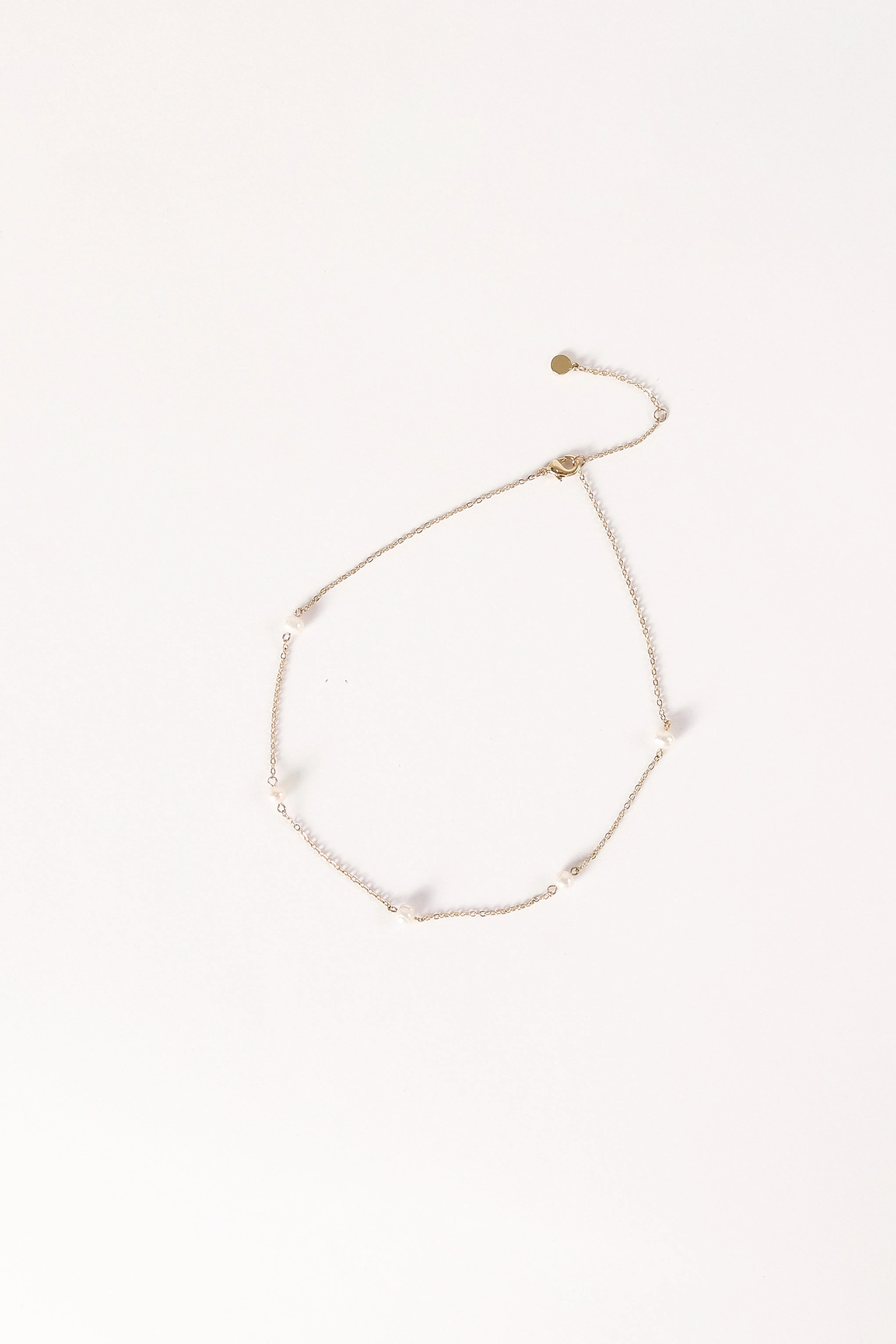 Kealy Pearl Necklace - Gold