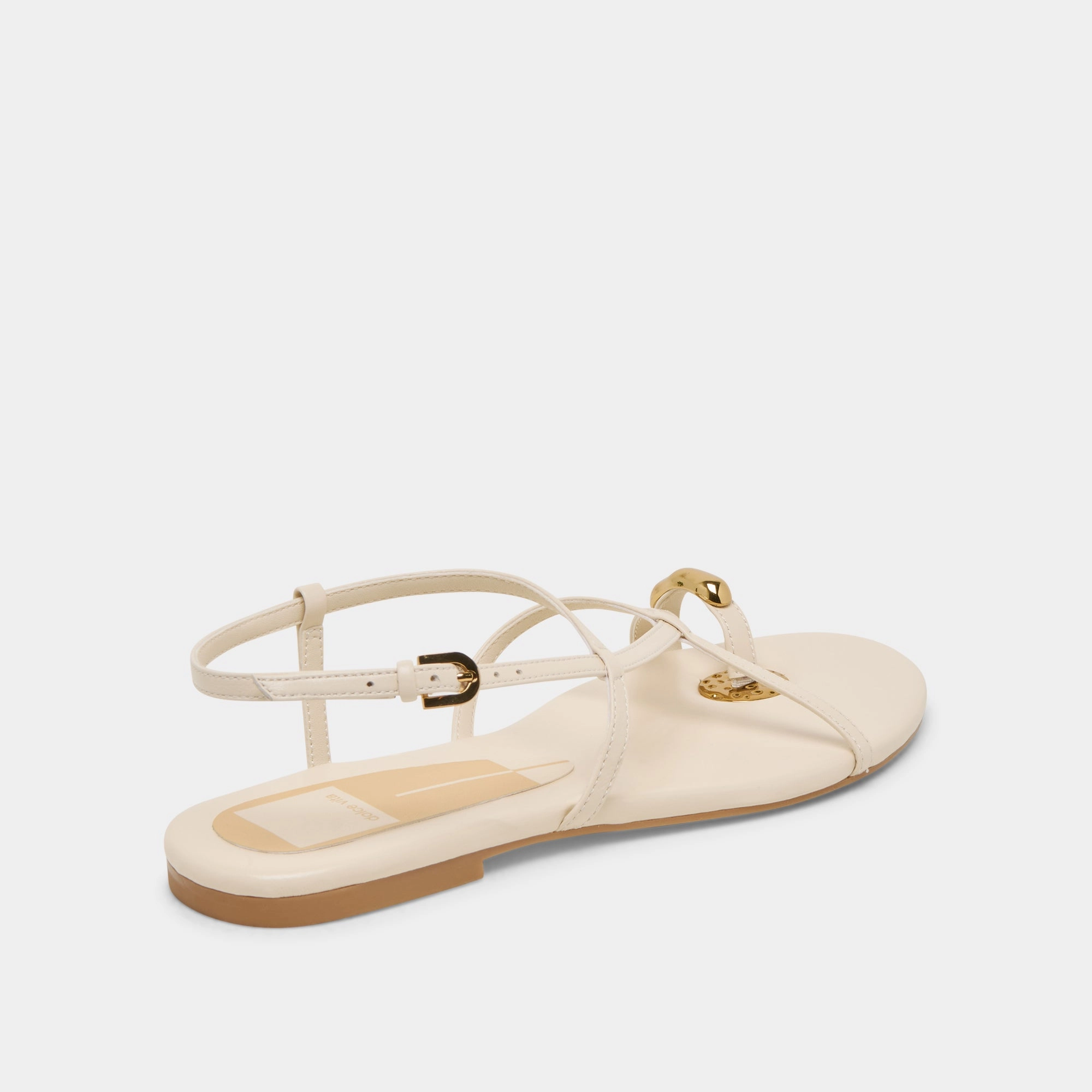 KESHA SANDALS BONE LEATHER