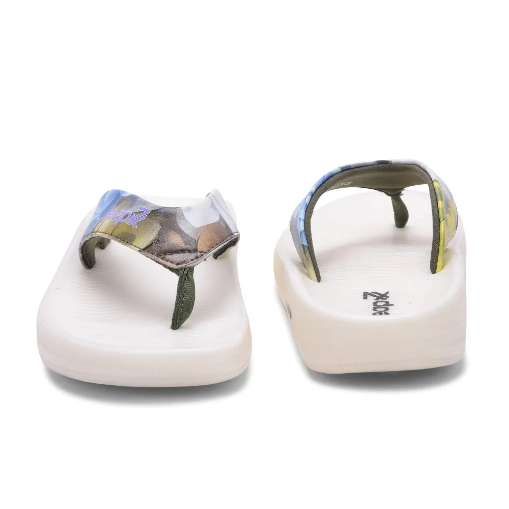 Leap7x Green Casual Flip-Flop For Women NITWALK-L3 By Liberty