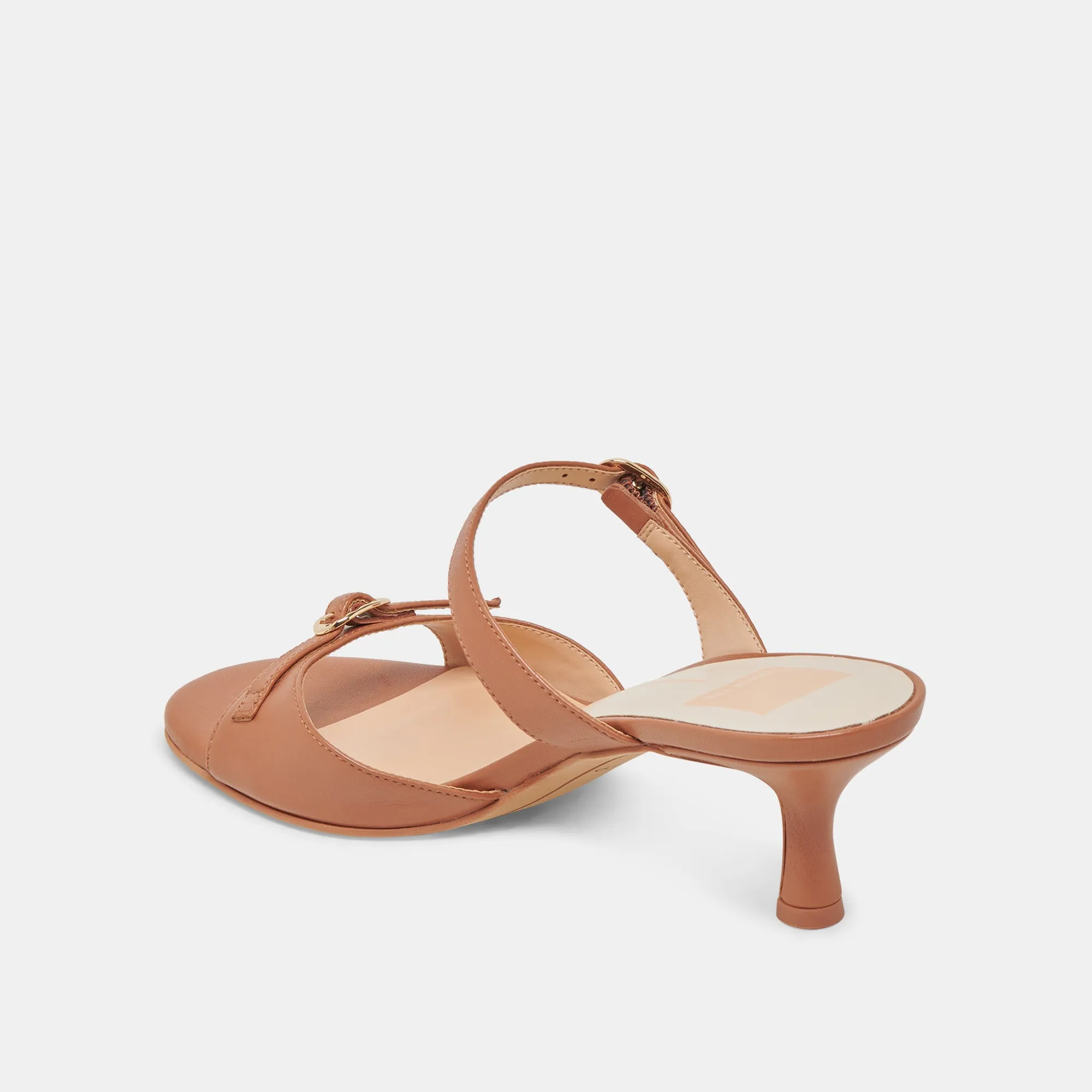 LORALI HEELS SADDLE LEATHER