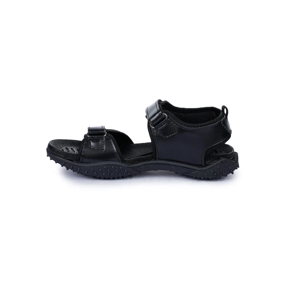 Lucy & Luke (Black) Casual Sandal For Kids ASPIRE By Liberty