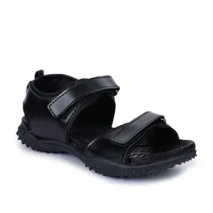 Lucy & Luke (Black) Casual Sandal For Kids ASPIRE By Liberty