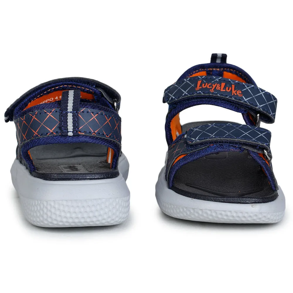 Lucy & Luke (Blue) Casual Sandal For Kids HIPPO-4 By Liberty