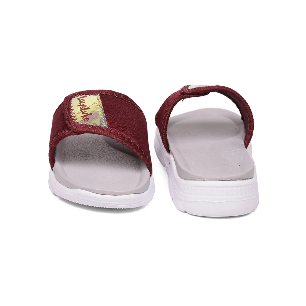Lucy & Luke (Cherry) Casual Slides For Kids RICKY-18 By Liberty