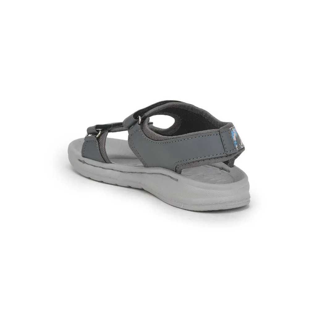 Lucy & Luke (Grey) Casual Sandal For Kids LB167-1 By Liberty