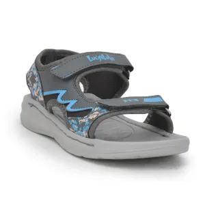 Lucy & Luke (Grey) Casual Sandal For Kids LB167-1 By Liberty