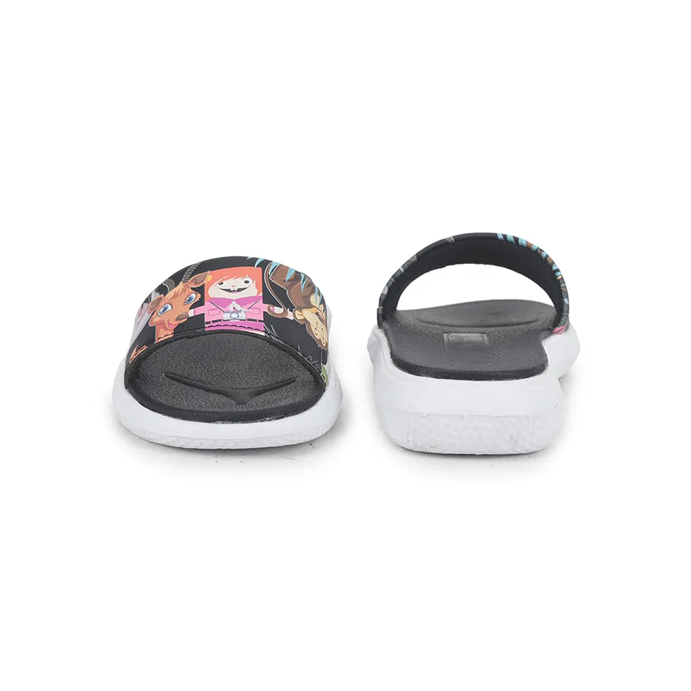 Lucy & Luke (Navy Blue) Casual Slippers For Kids HIPPO-30S By Liberty