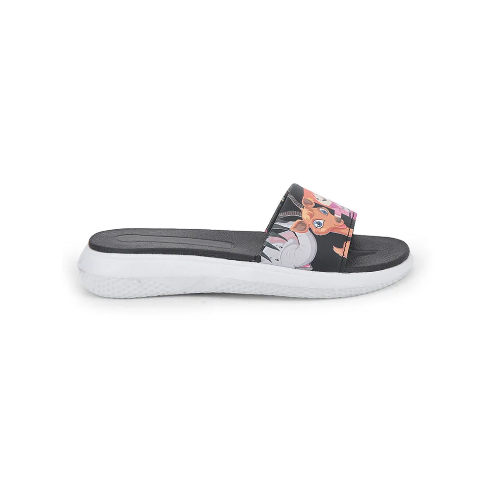 Lucy & Luke (Navy Blue) Casual Slippers For Kids HIPPO-30S By Liberty