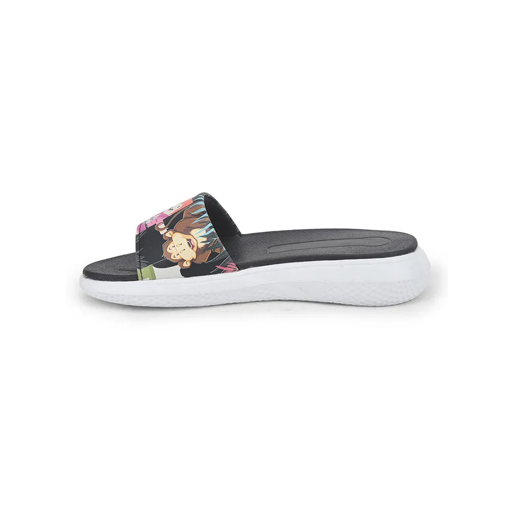 Lucy & Luke (Navy Blue) Casual Slippers For Kids HIPPO-30S By Liberty