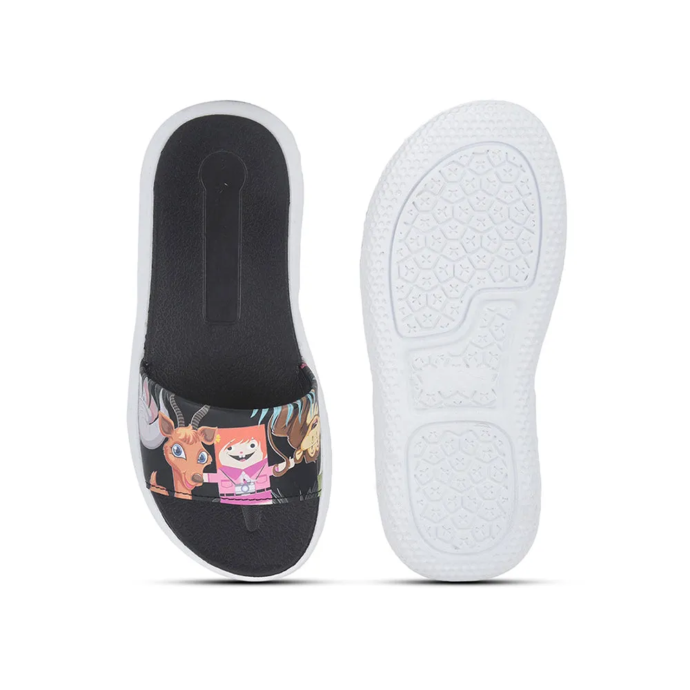 Lucy & Luke (Navy Blue) Casual Slippers For Kids HIPPO-30S By Liberty