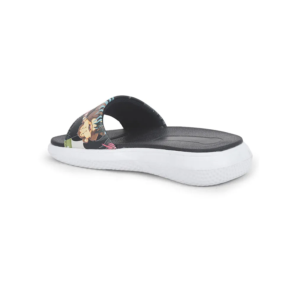 Lucy & Luke (Navy Blue) Casual Slippers For Kids HIPPO-30S By Liberty