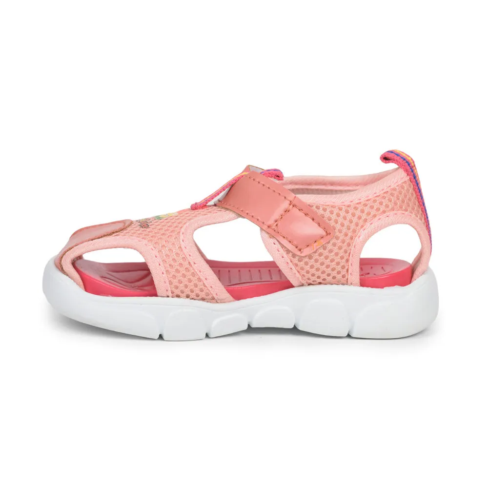 Lucy & Luke (Peach) Casual Sandal For Kids FLYNN-29 By Liberty