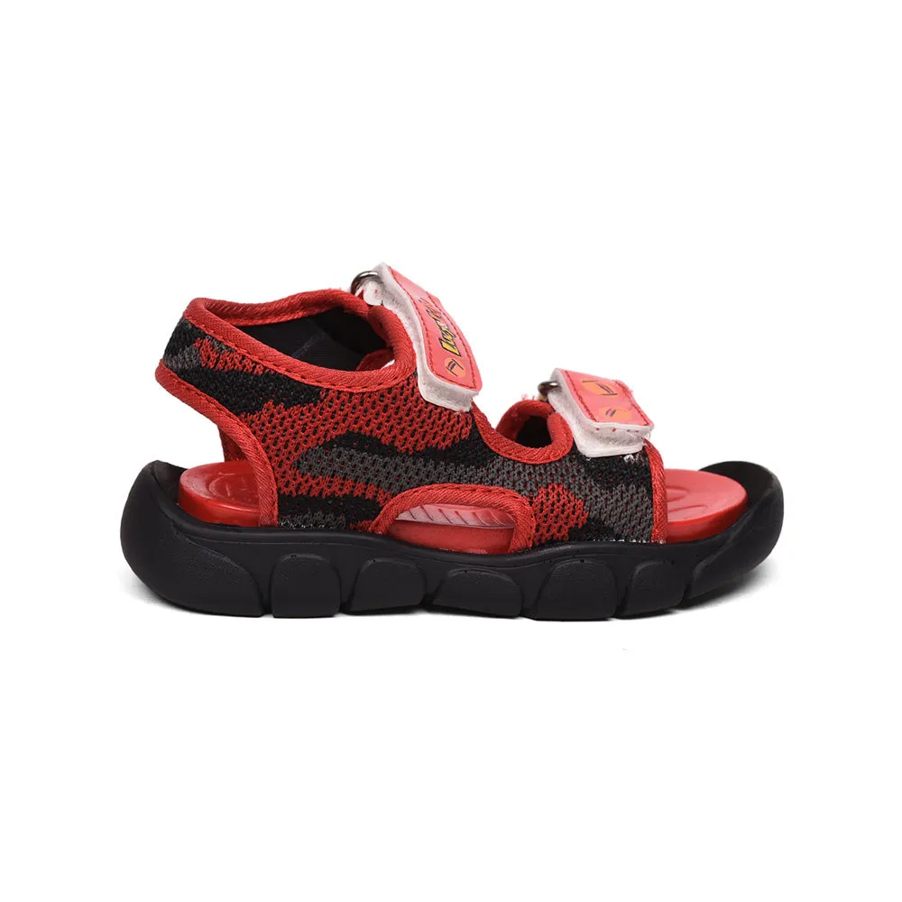 Lucy & Luke (Red) Casual Sandal For Kids FLYNN-34 By Liberty