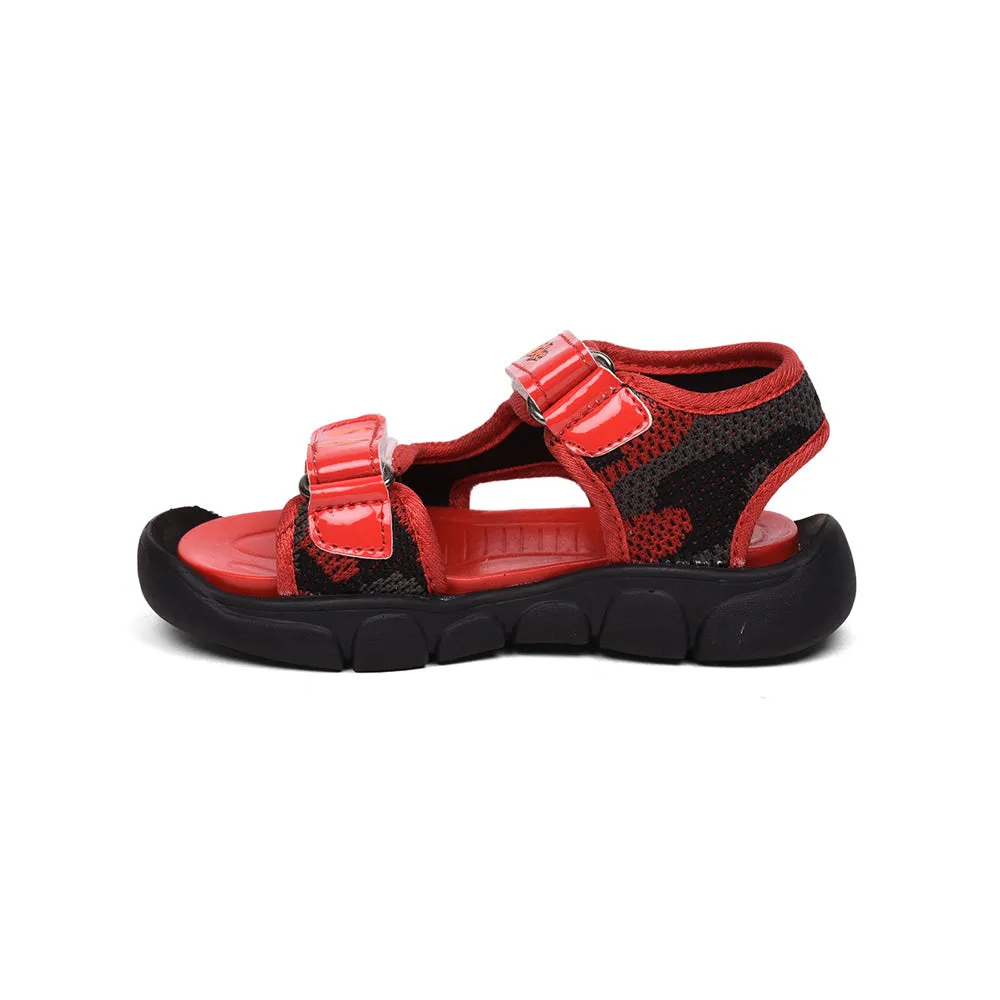 Lucy & Luke (Red) Casual Sandal For Kids FLYNN-34 By Liberty
