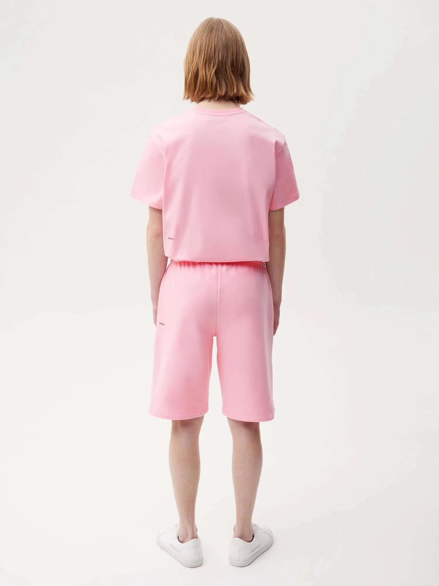 Mens 365 Midweight Long Shorts—sakura pink