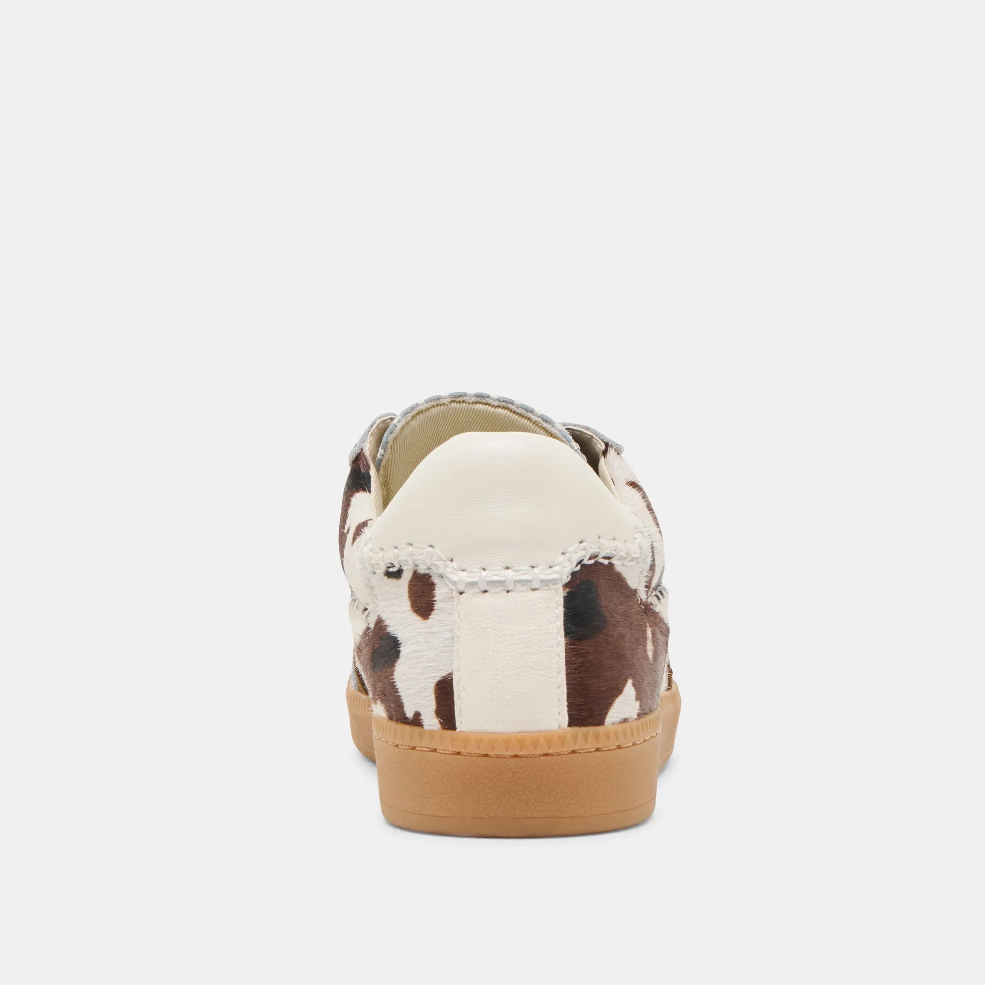 NOTICE STITCH SNEAKERS COCOA TAURUS CALF HAIR