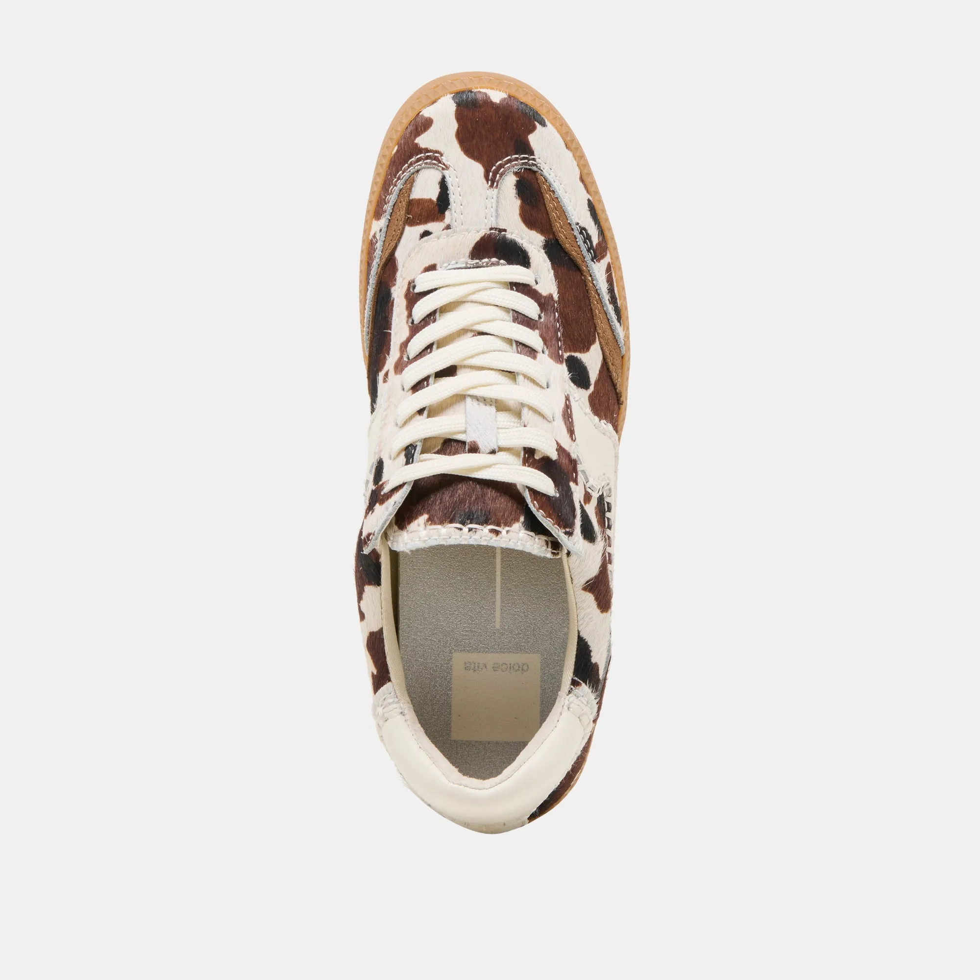 NOTICE STITCH SNEAKERS COCOA TAURUS CALF HAIR