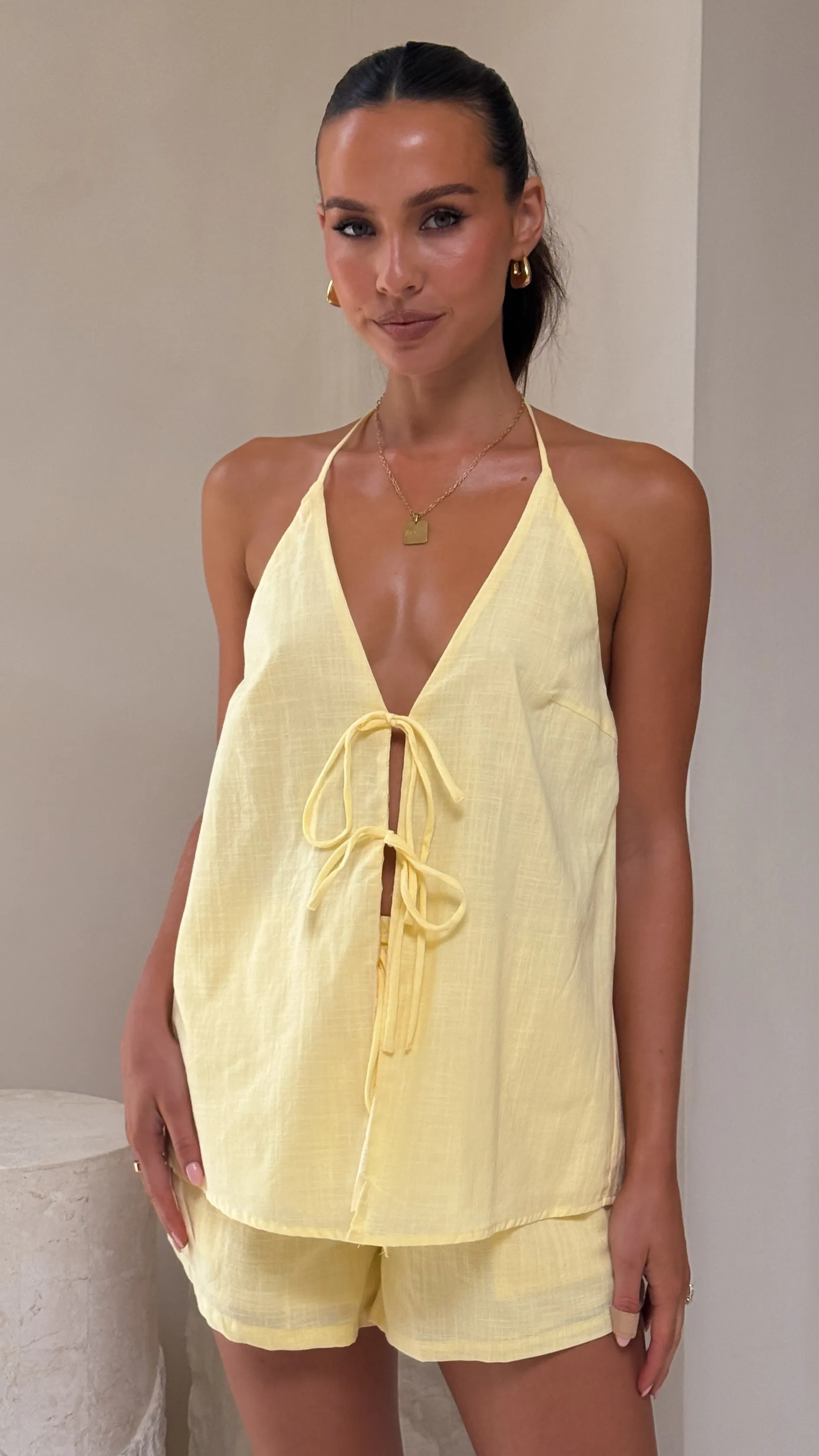 Octavia Shorts - Lemon