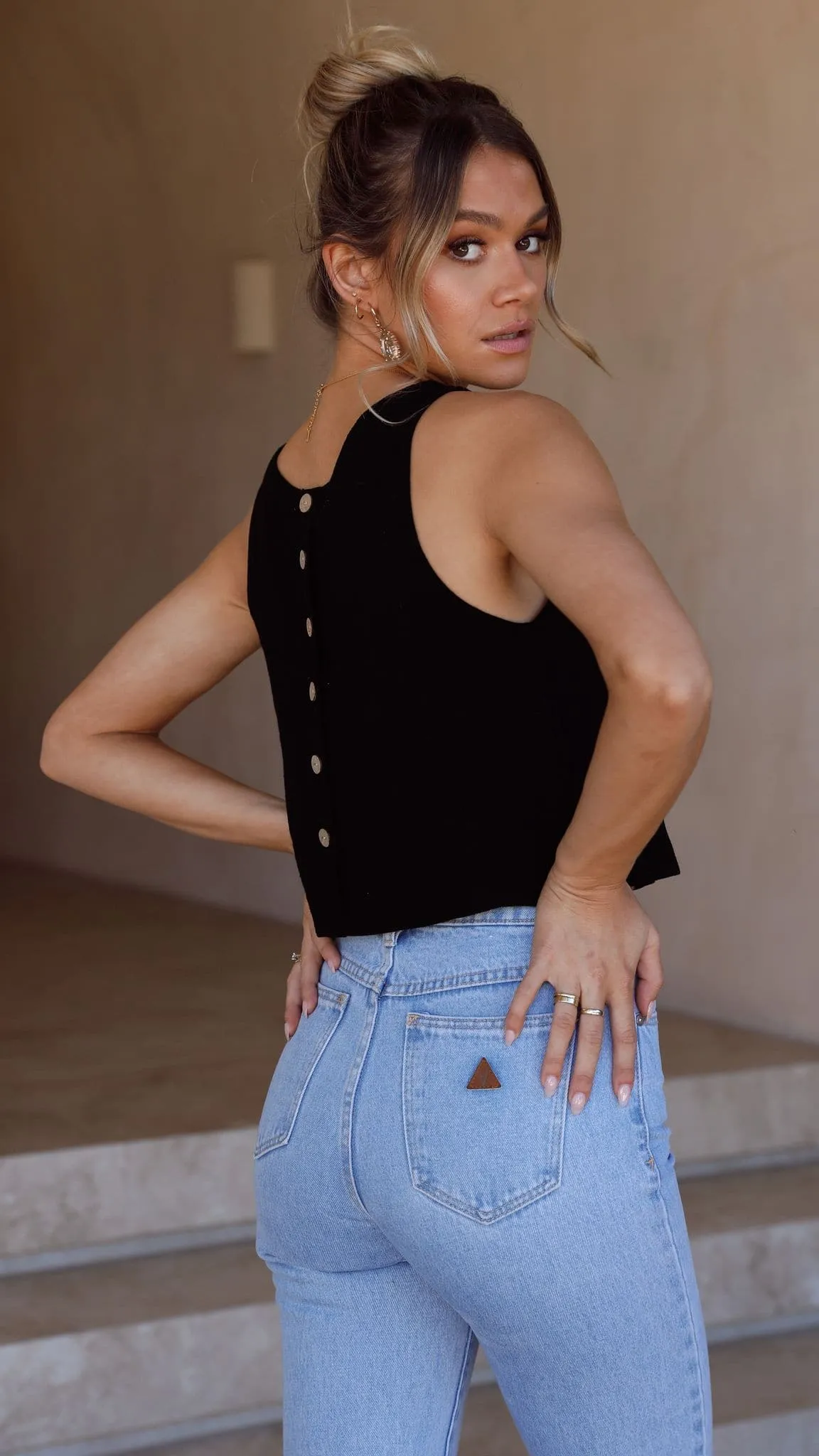 Persephone Crop Top - Black