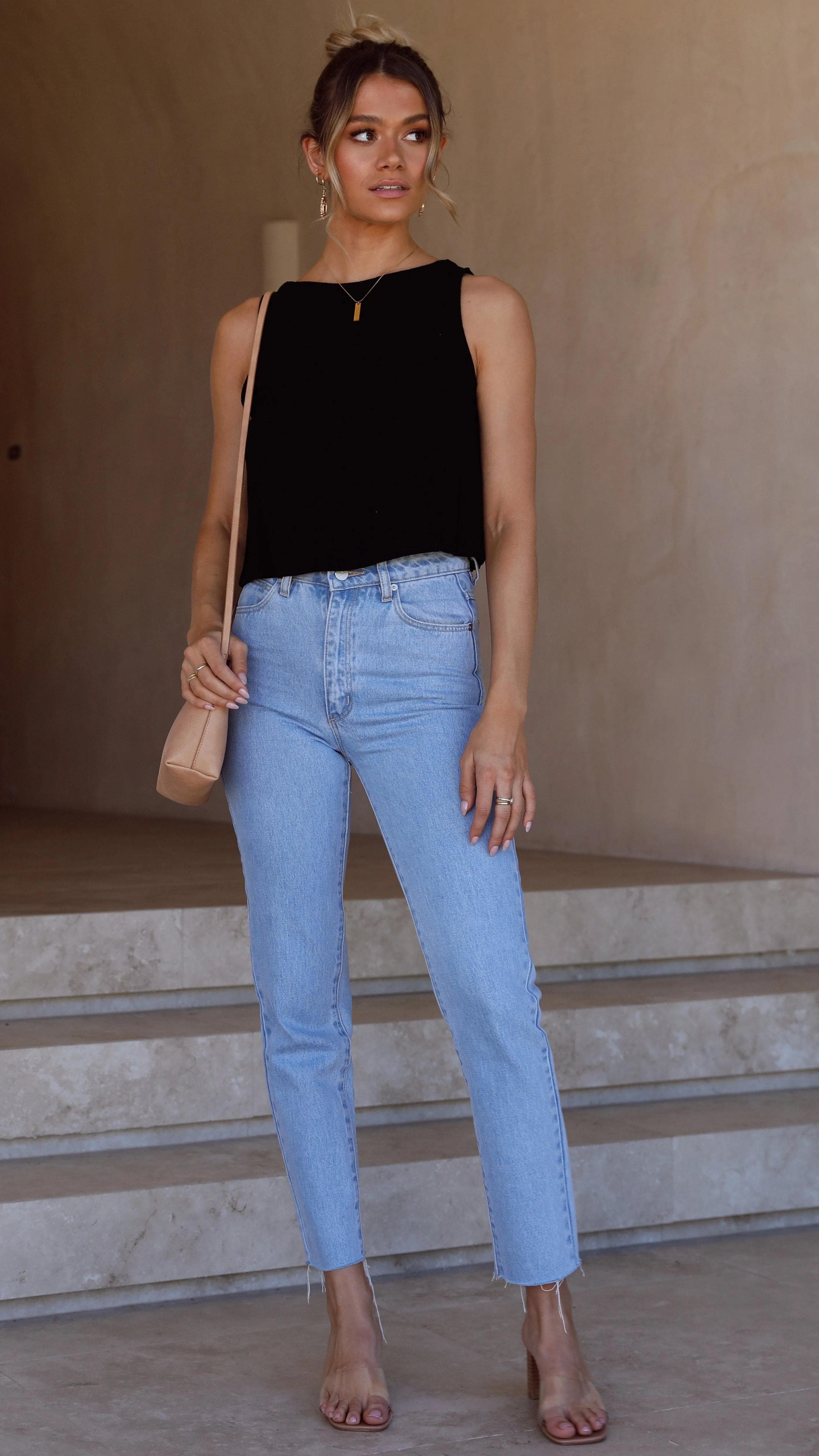 Persephone Crop Top - Black
