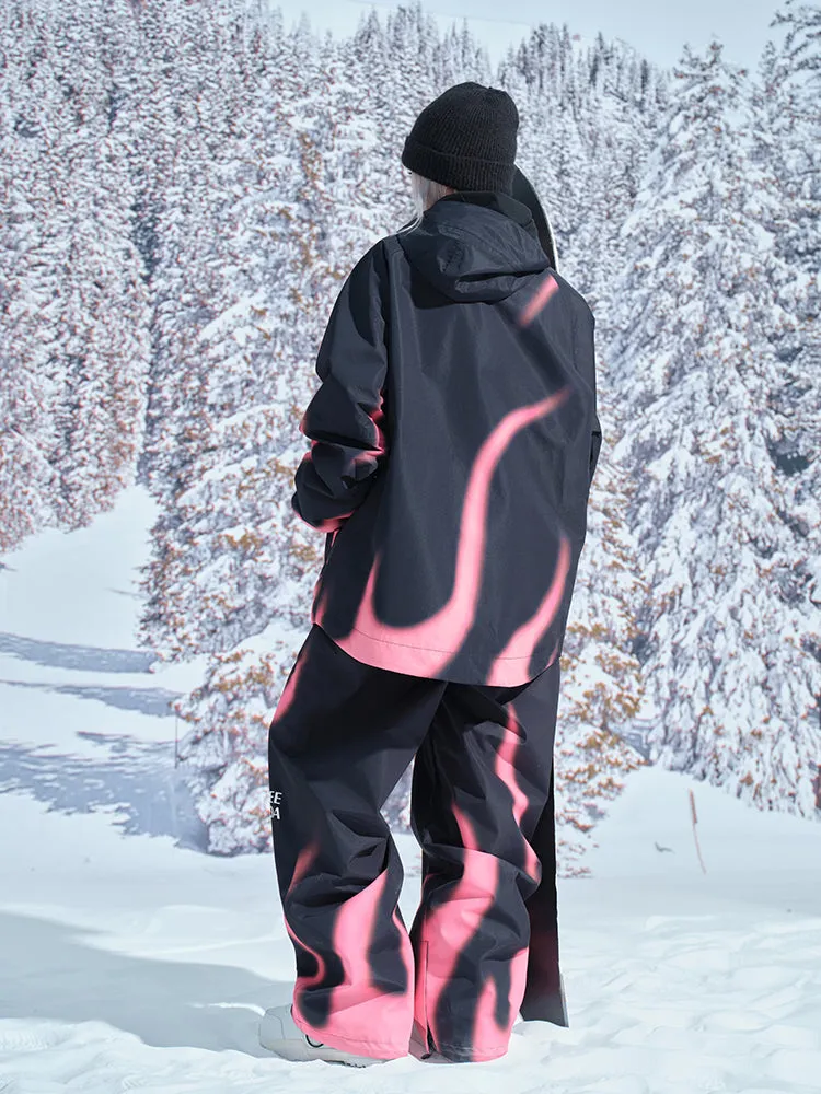 [Pink Flame] New Ski Suit Men And Women's Models