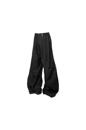 Pleated Deconstructed Trousers
