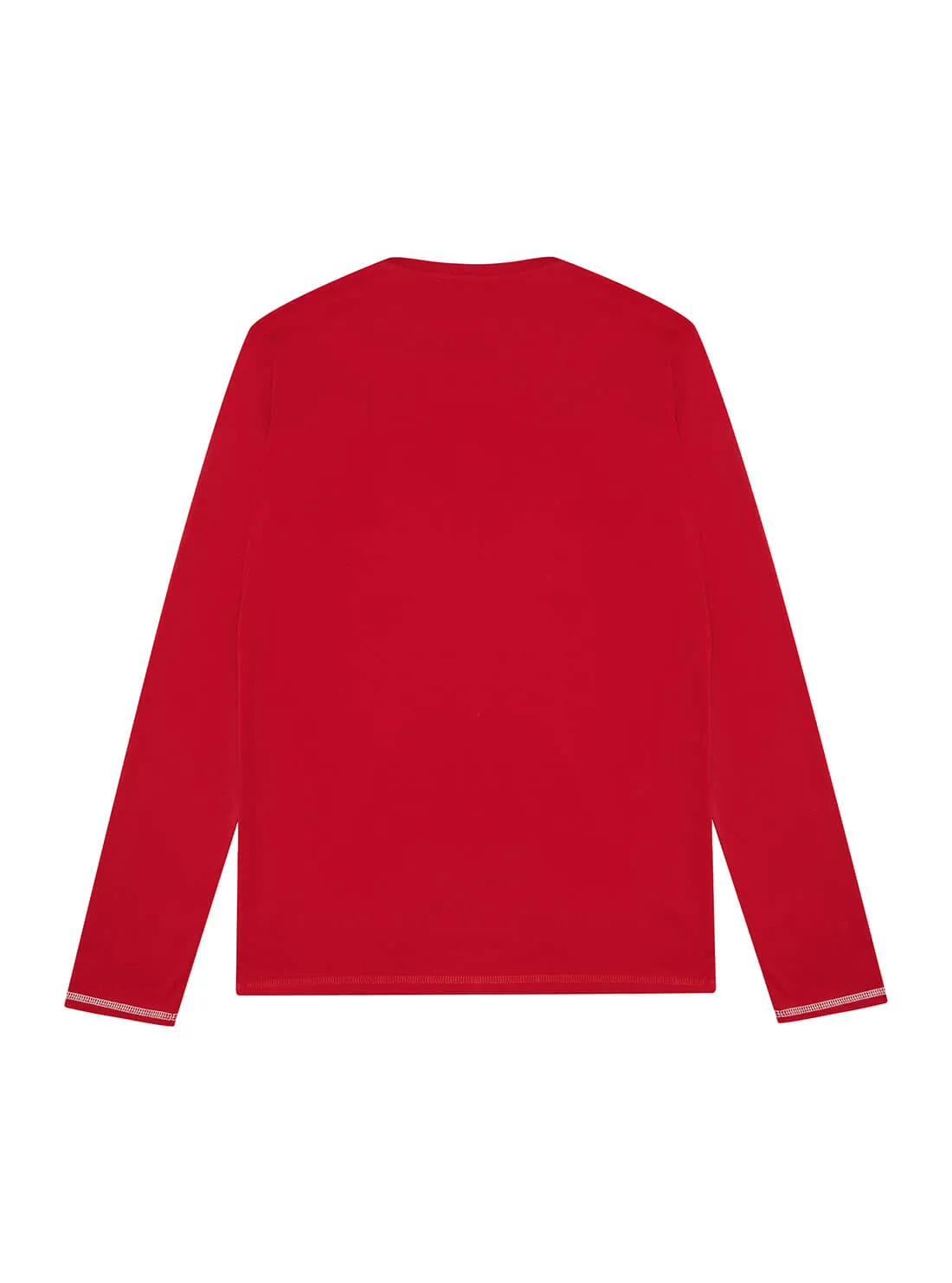 Red Graphic Logo Long Sleeve T-Shirt (7-16)
