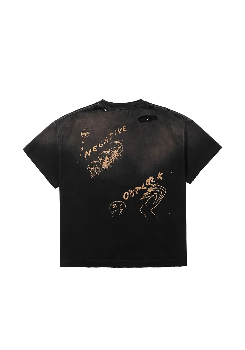 REGEN ZONE丨"RIOT" Bloodstained Vintage Vampire Tee