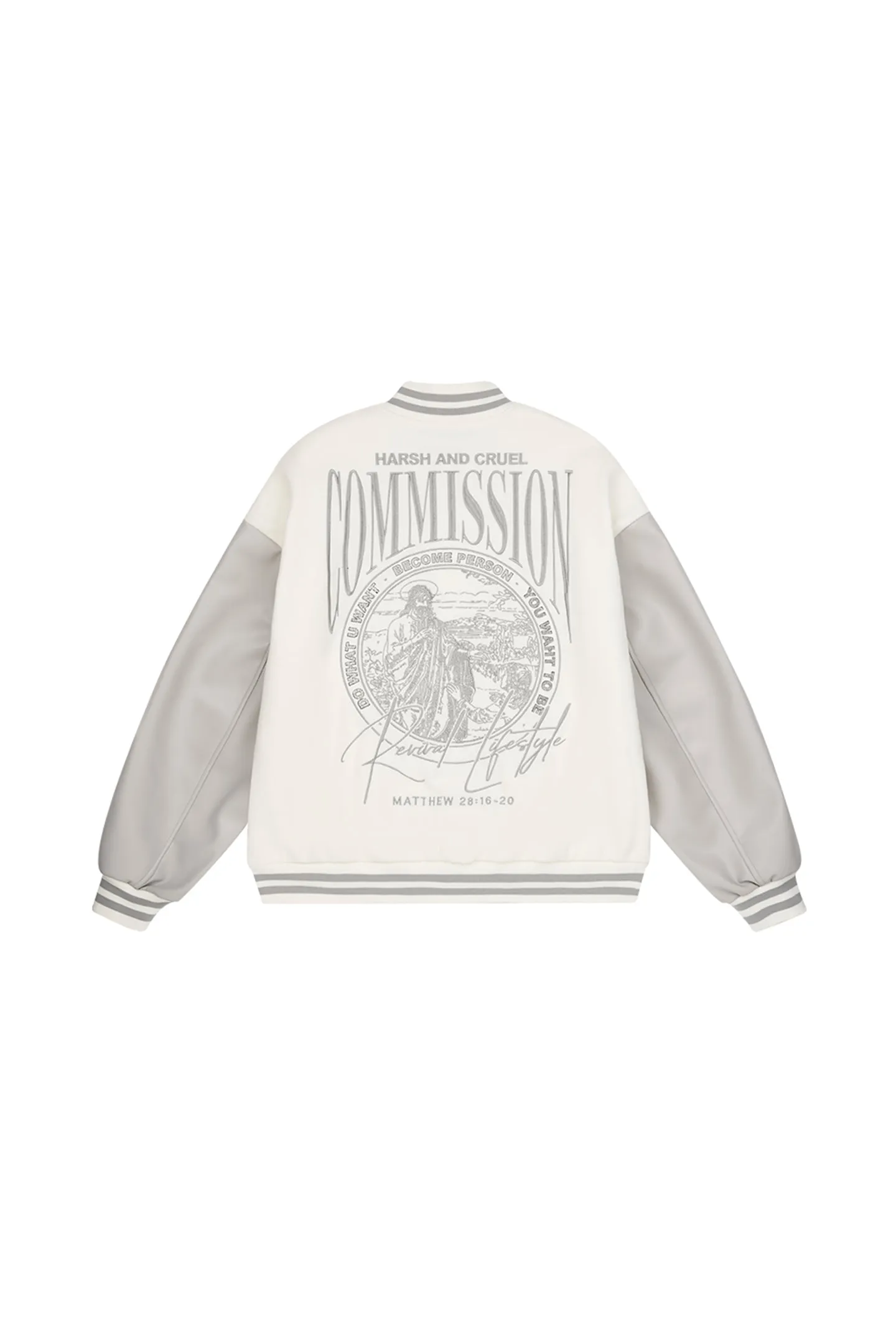 Retro Hip-hop Embroidered Baseball Jersey