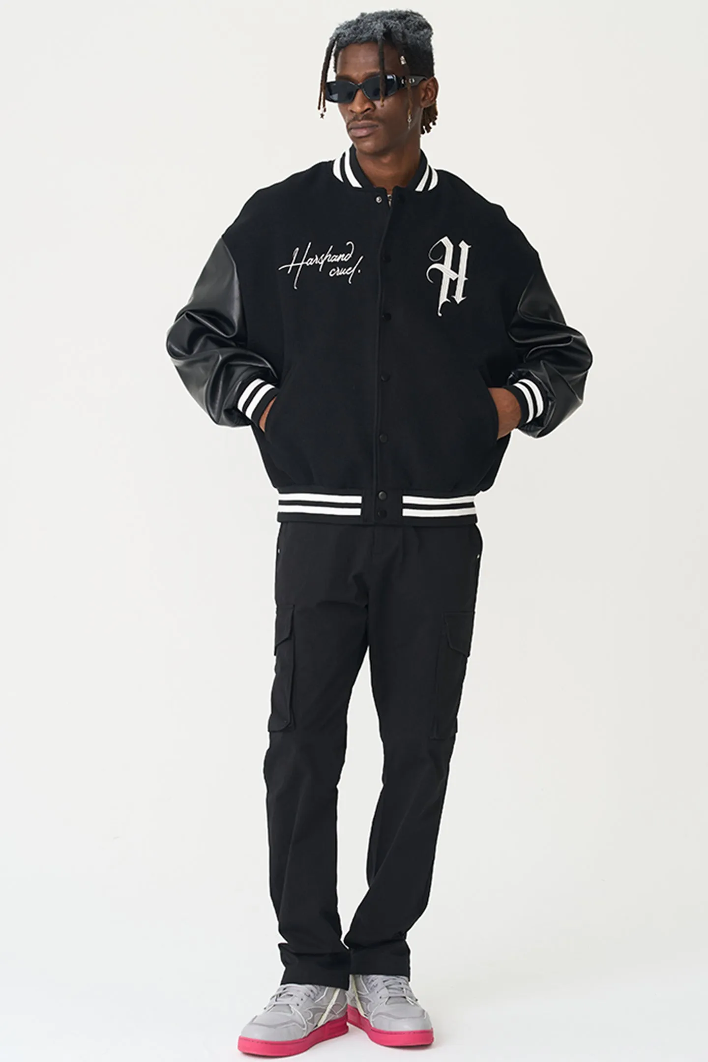 Retro Hip-hop Embroidered Baseball Jersey