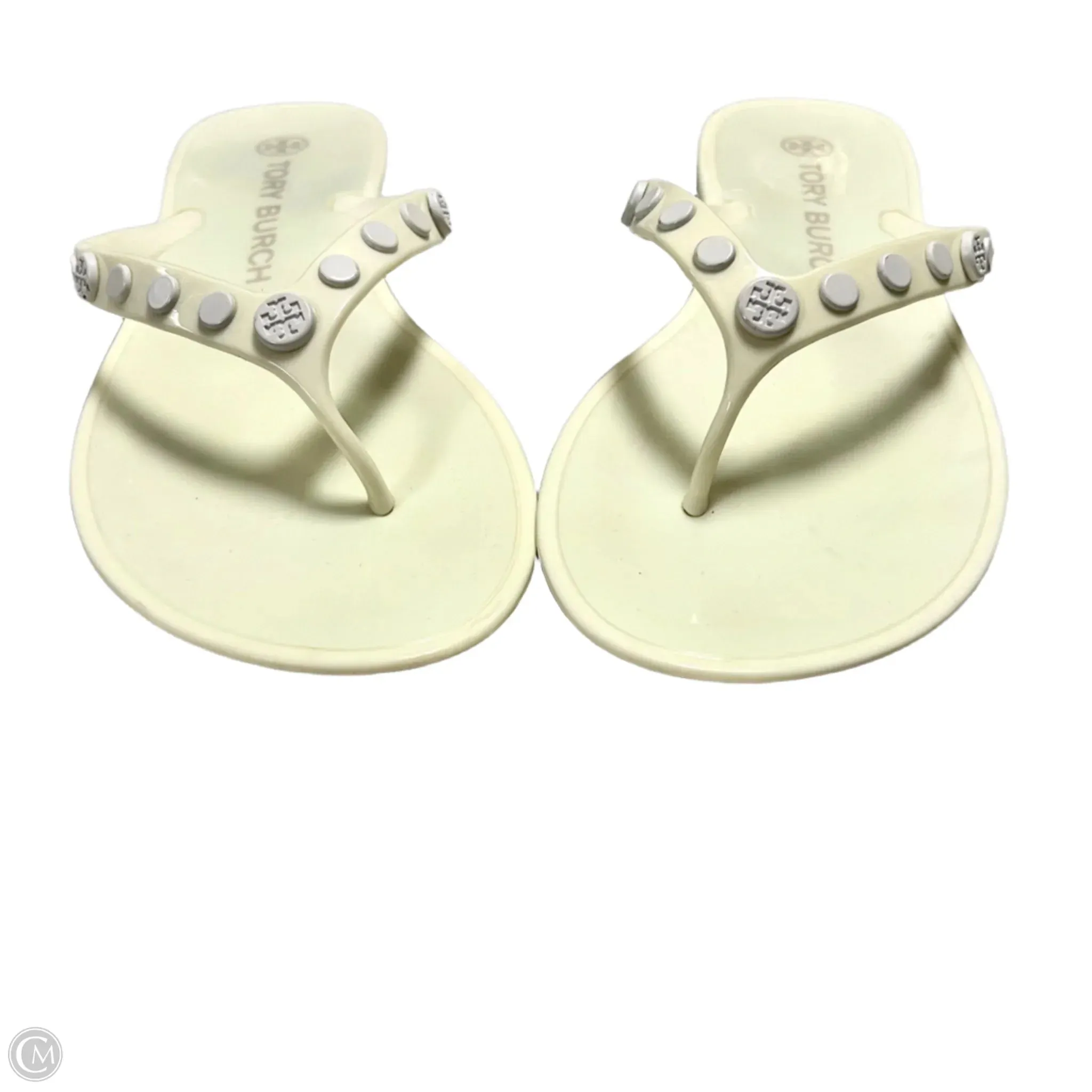 Sandals Designer By Tory Burch In Ivory, Size: 8