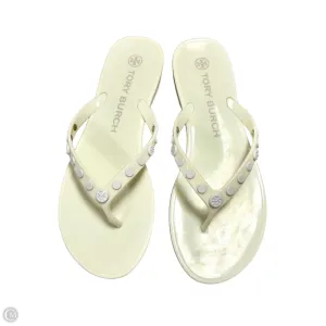 Sandals Designer By Tory Burch In Ivory, Size: 8