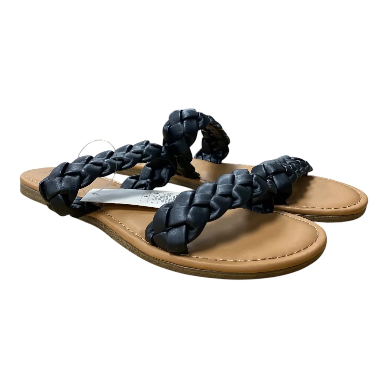Sandals Flats By A New Day In Black, Size:9