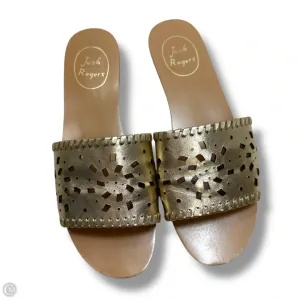 Sandals Flats By Jack Rogers In Gold, Size: 7