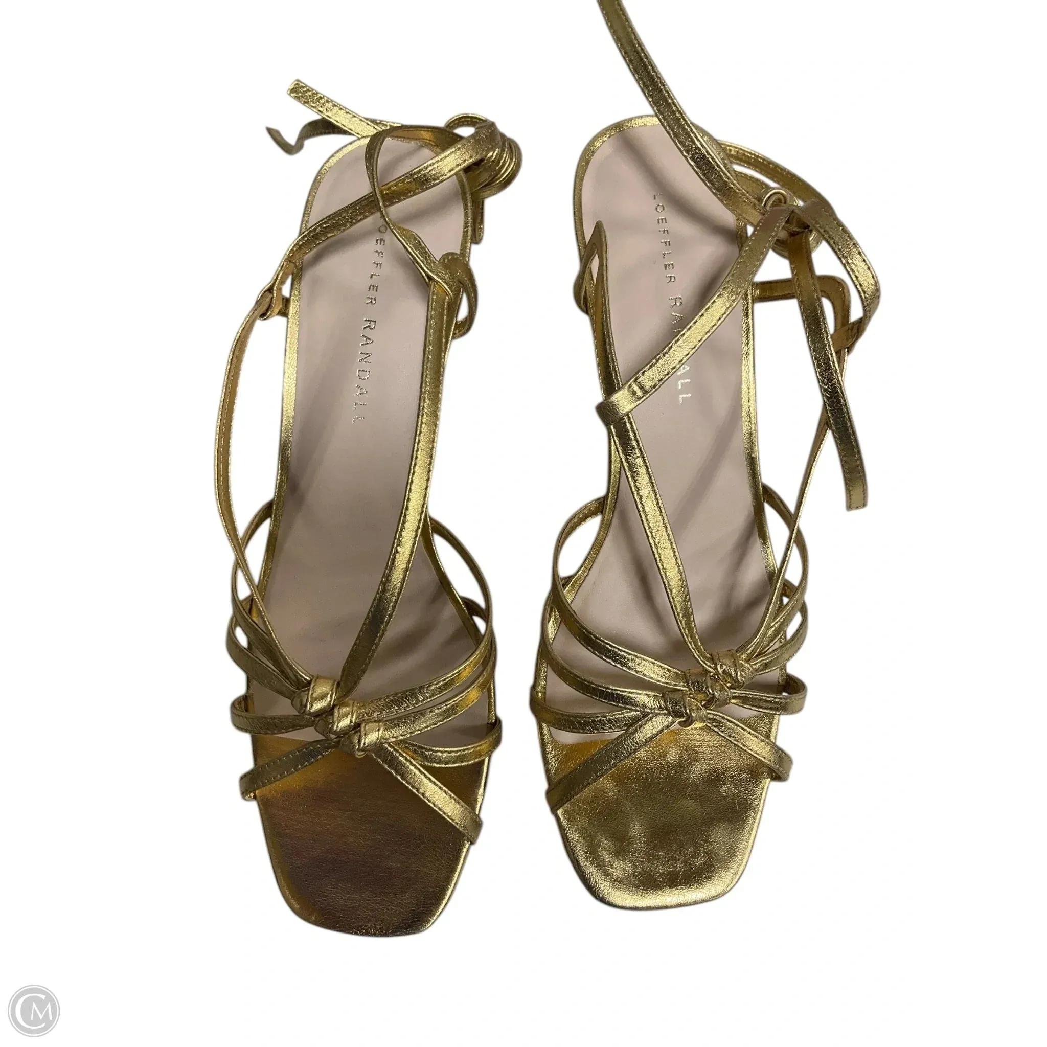 Sandals Flats By Joie In Gold, Size: 7.5