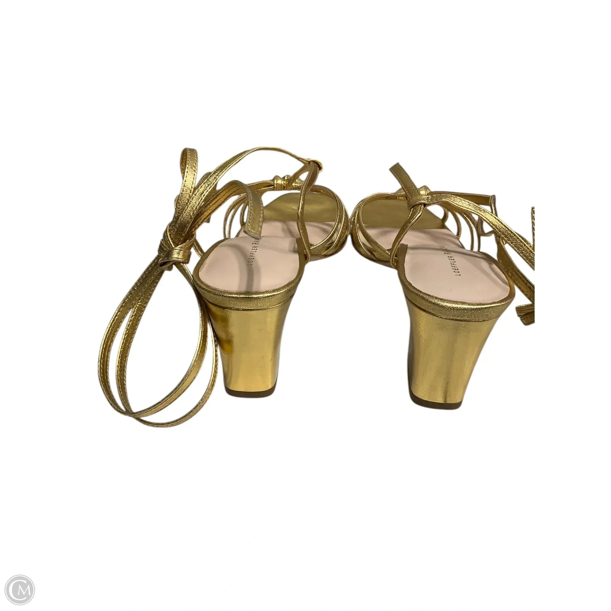 Sandals Flats By Joie In Gold, Size: 7.5