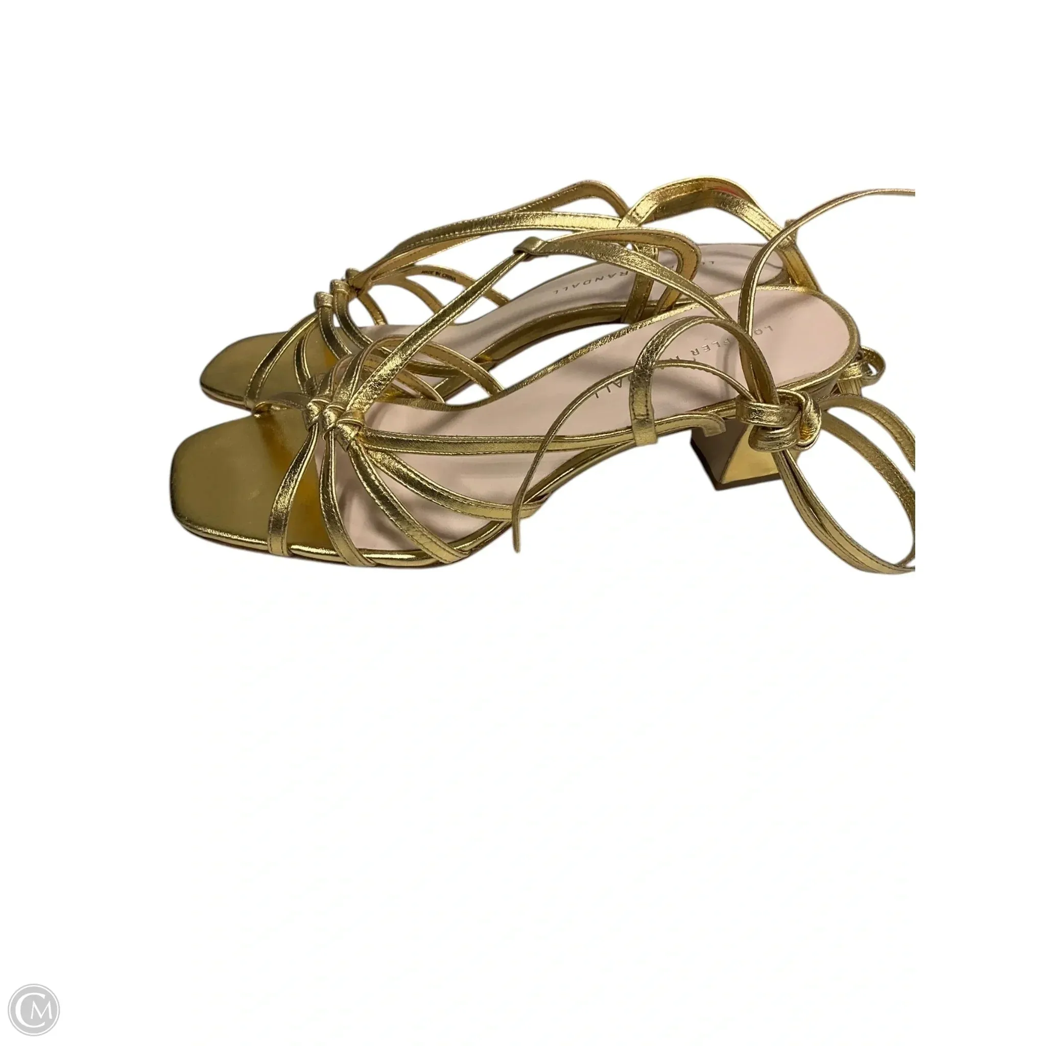 Sandals Flats By Joie In Gold, Size: 7.5