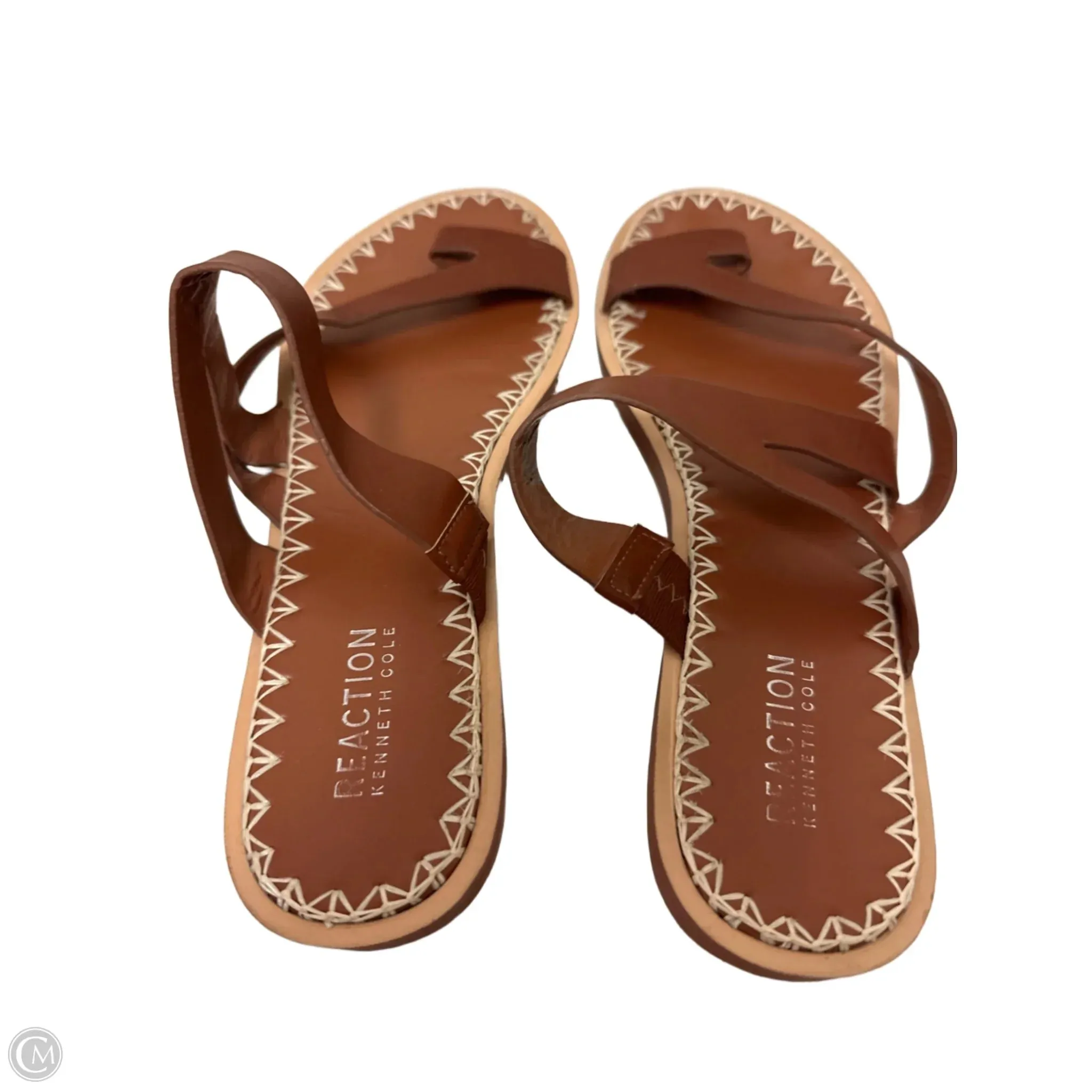 Sandals Flats By Kenneth Cole Reaction In Brown, Size: 8