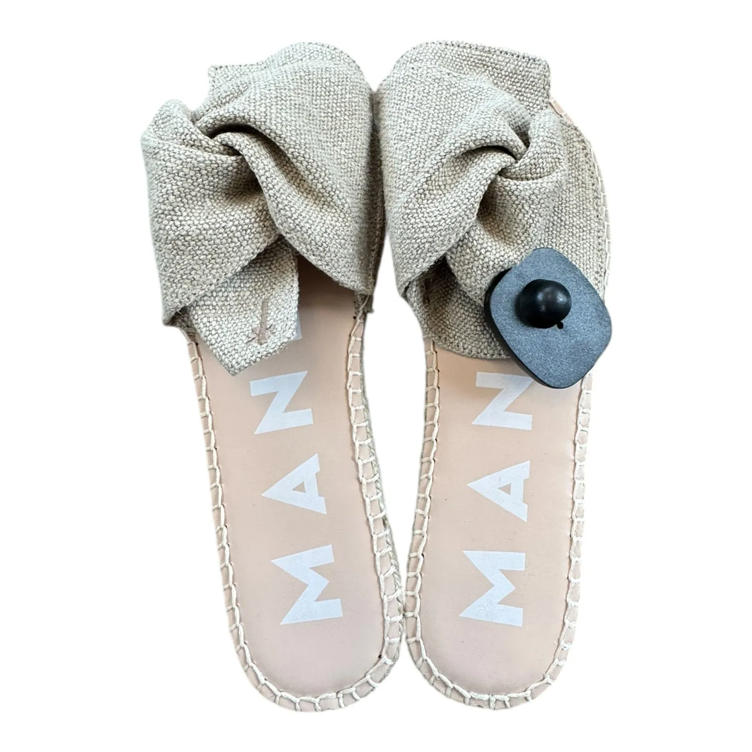 Sandals Flats By MANEBI In Tan, Size:8.5