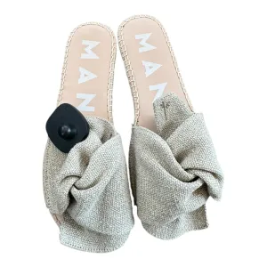 Sandals Flats By MANEBI In Tan, Size:8.5