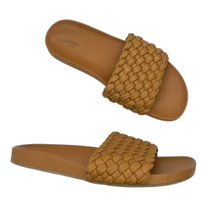 Sandals Flats By Universal Thread In Brown, Size:7.5