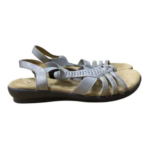 Sandals Flats By Vjh Confort In Taupe, Size:10